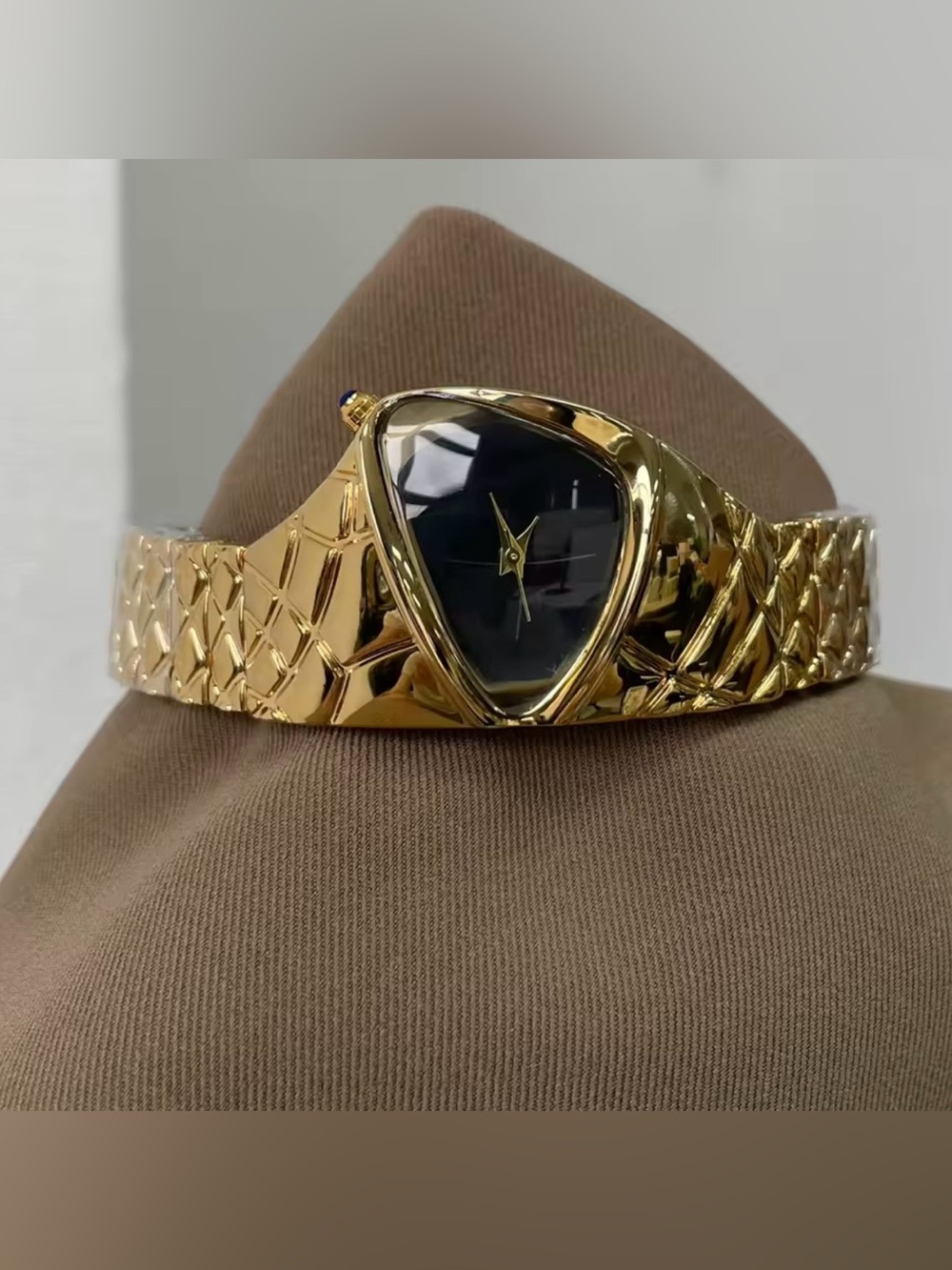 Kohl's Gold-Tone Women's Bracelet Watch with Black Dial